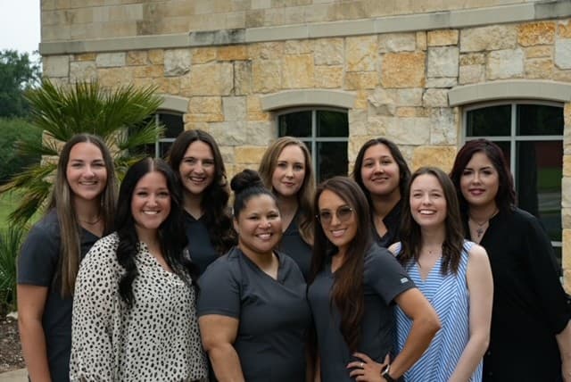 The full Brazos Eye Surgery team